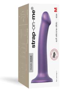 Strap On Me Flexible Dildo - Metallic Purple