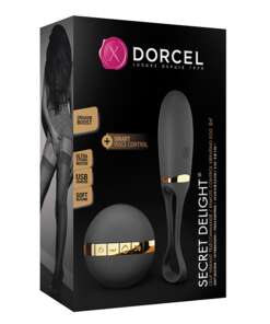 Dorcel Secret Delight Voice Control Egg - Black/Gold
