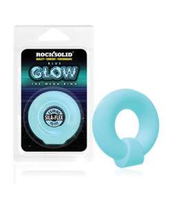 Rock Solid Glow in the Dark Mega Ring - Blue