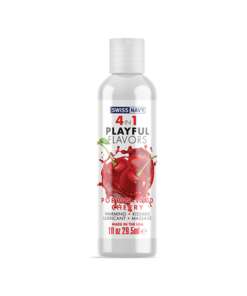 Swiss Navy 4 in 1 Playful Flavors Poppin Wild Cherry - 1 oz