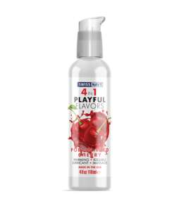 Swiss Navy 4 in 1 Playful Flavors Poppin Wild Cherry - 4 oz