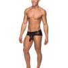 Hoser Stretch Mesh Micro Mini Short Black XL