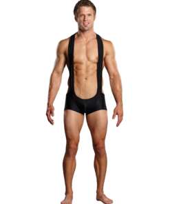 Male Power Sling Short Black L/XL