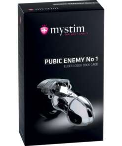 Mystim Pubic Enemy #1 Cock Cage - Clear