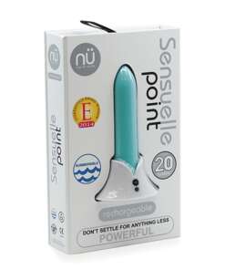 Nu Sensuelle Point Rechargeable Bullet - Teal Blue
