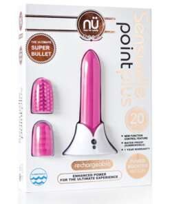 Nu Sensuelle Point Plus Rechargeable Bullet - Pink