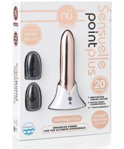 Nu Sensuelle Point Plus Rechargeable Bullet - Rose Gold