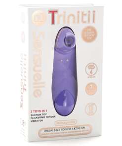 Nu Sensuelle Trinitii Tongue Vibe - Ultra Violet