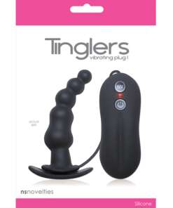 Tinglers Vibrating Butt Plug #1 - Black