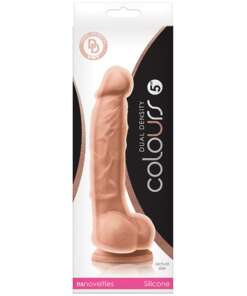 Colours Dual Density 5" Dildo - White