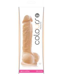 Colours Pleasures 5" Dildo w/Suction Cup - Flesh