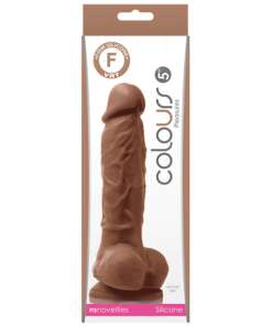 Colours Pleasures 5" Dildo - Brown