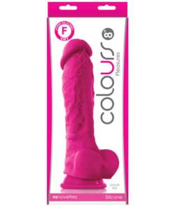 Colours Pleasures 8" Dildo w/Suction Cup - Pink