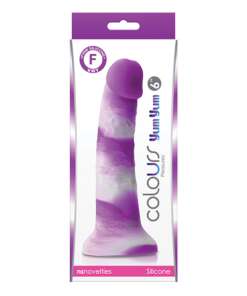 Colours Pleasures 6" Yum Yum Dildo - Purple
