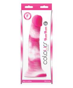 Colours Pleasures 8" Yum Yum Dildo - Pink