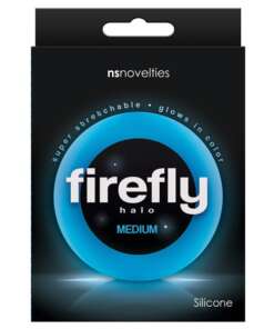 Firefly Halo Medium Cockring - Blue