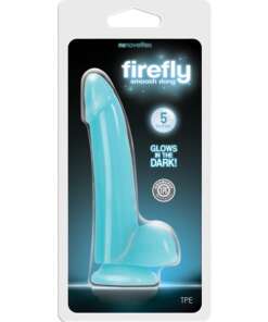 Firefly Smooth Glowing 5" Dong - Blue