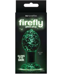 Firefly Clear Glass Plug Medium - Glow