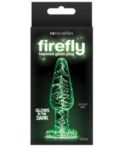 Firefly Glass Tapered Plug Small - Clear