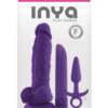 INYA Play Things Set of Plug, Dildo & Vibrator - Purple