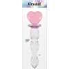 Crystal Heart of Glass - Pink