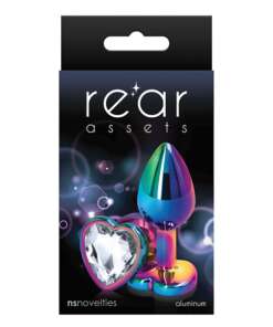 Rear Assets Multicolor Heart Small - Clear