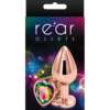 Rear Assets Rose Gold Heart Medium - Rainbow