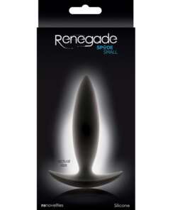 Renegade Spade Small Butt Plug - Black