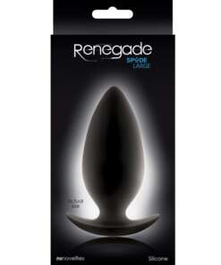 Renegade Spade Large Butt Plug - Black