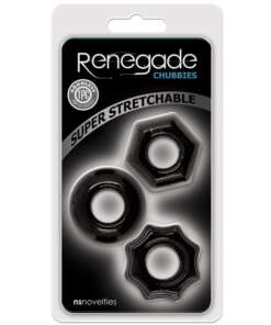 Renegade Chubbies 3 pack - Black