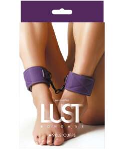Lust Bondage Ankle Cuffs - Purple