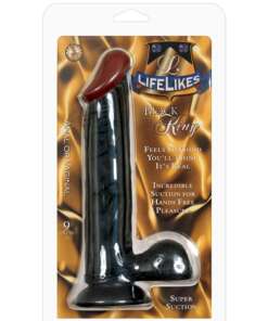 Lifelikes Black Knight 9" Dong w/Suction Cup