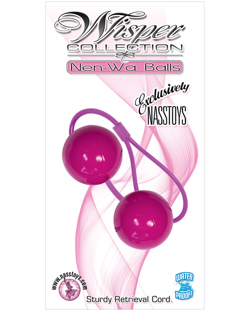 Whisper Collection Ben-Wa Balls Waterproof - Purple