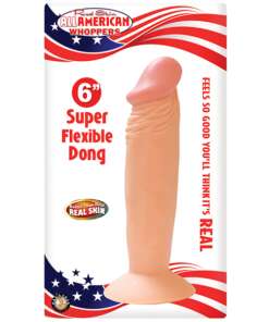 Real Skin All American Whoppers 6" Dong