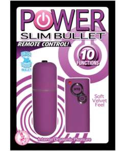 Power Slim Bullet Remote Control - Purple