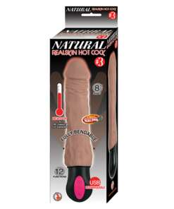 Natural Realskin Hot Cock #3 - Brown