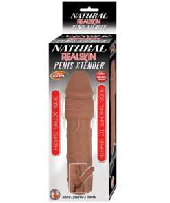 Natural Realskin Penis Extender - Brown