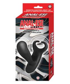 Anal-Ese Collection Remote Control Heat Up P-Spot & Testicle Stimulator - Black