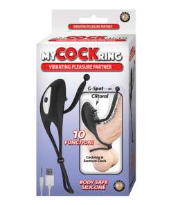 My Cock Ring Vibrating Pleasure Partner - Black