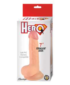 Hero 7" Straight Cock