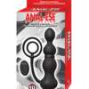 Anal-Ese Remote Control Pleasure Plug & Cockrings - Black