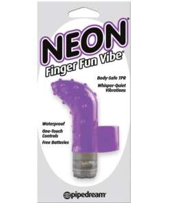 Neon Luv Touch Finger Fun Vibe - Purple