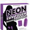 Neon Luv Touch Remote Control Bullet - Purple
