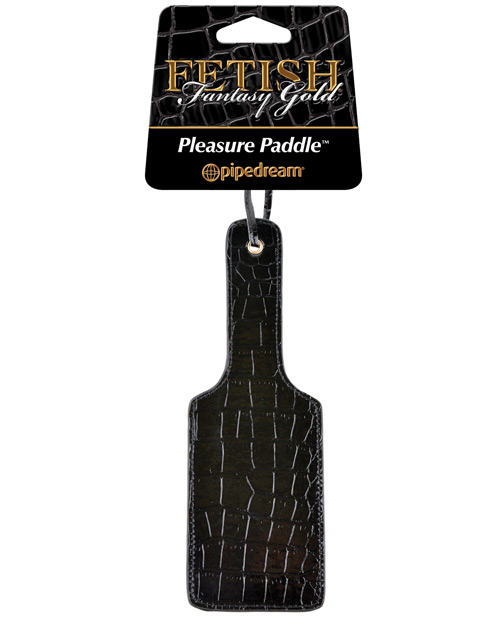 Fetish Fantasy Gold Pleasure Paddle - Black