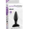 Anal Fantasy Collection Mini Silicone Plug - Black