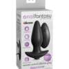 Anal Fantasy Collection Remote Control Silicone Plug - Black