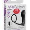 Anal Fantasy Collection Ass Gasm Vibrating Plug w/Cockring