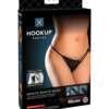 Hookup Panties Remote Bowtie Bikini Black S-L