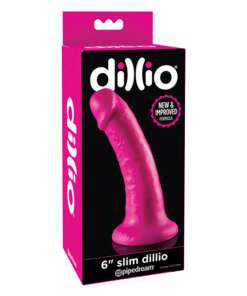 Dillio 6" Slim Dillio - Pink