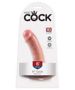 King Cock 6" Cock - Flesh